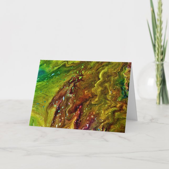 Abstrakte Farbstudie 11, Karte (Vorderseite)