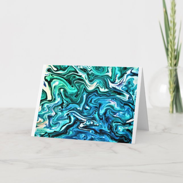 Abstrakte Farbstudie 123, Karte (Vorderseite)