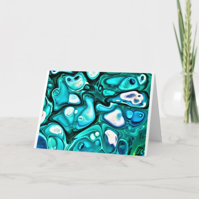 Abstrakte Farbstudie 125, Karte (Vorderseite)