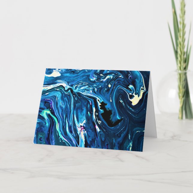 Abstrakte Farbstudie 126, Karte (Vorderseite)