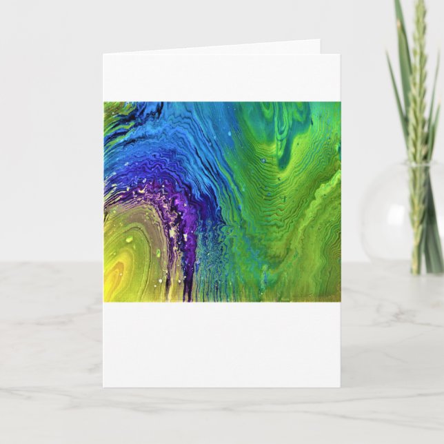 Abstrakte Farbstudie 12, Karte (Vorderseite)