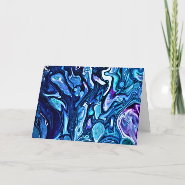 Abstrakte Farbstudie 138, Karte (Vorderseite)