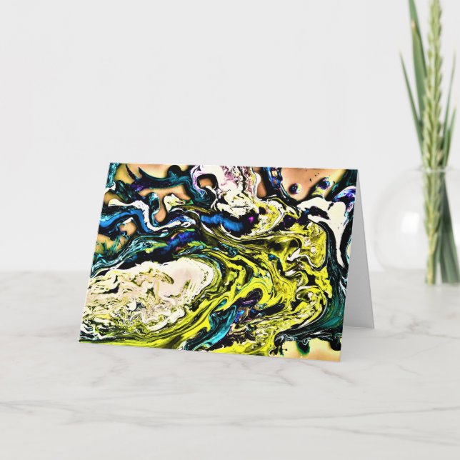 Abstrakte Farbstudie 13, Karte (Vorderseite)