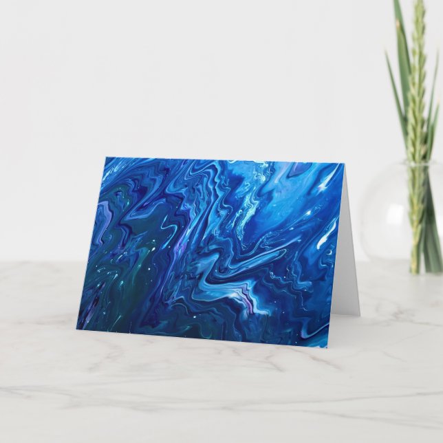 Abstrakte Farbstudie 141, Karte (Vorderseite)