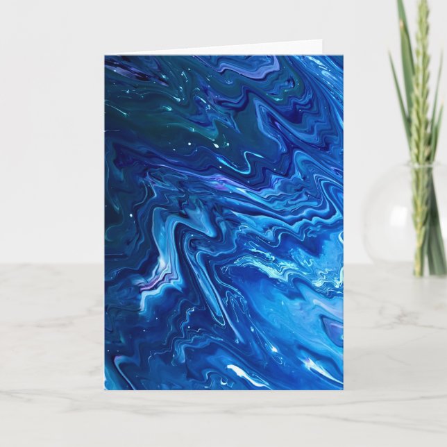 Abstrakte Farbstudie 141, Karte (Vorderseite)