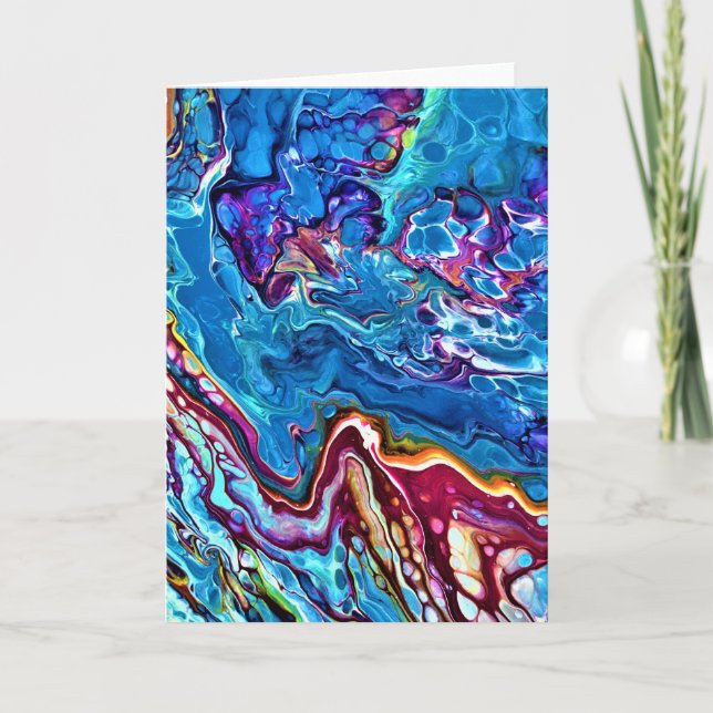 Abstrakte Farbstudie 148, Karte (Vorderseite)