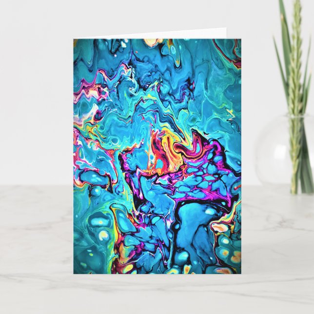 Abstrakte Farbstudie 149, Karte (Vorderseite)