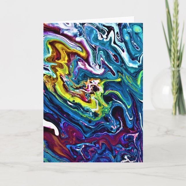 Abstrakte Farbstudie 156, Karte (Vorderseite)