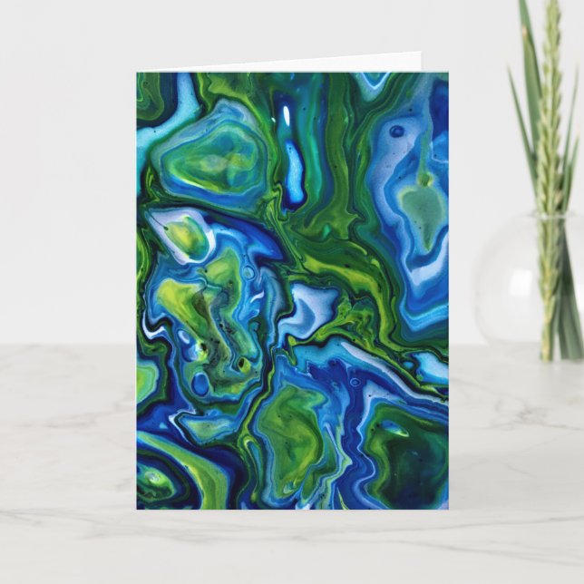 Abstrakte Farbstudie 164, Karte (Vorderseite)