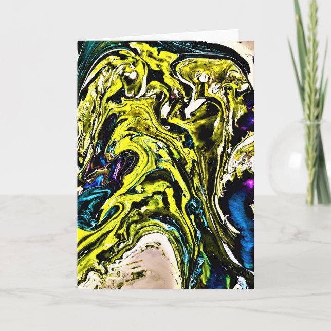 Abstrakte Farbstudie 16, Karte (Vorderseite)