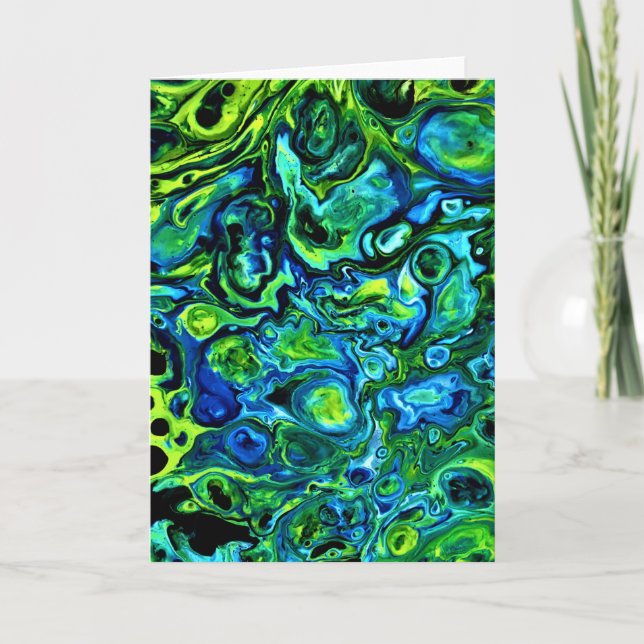 Abstrakte Farbstudie 170, Karte (Vorderseite)