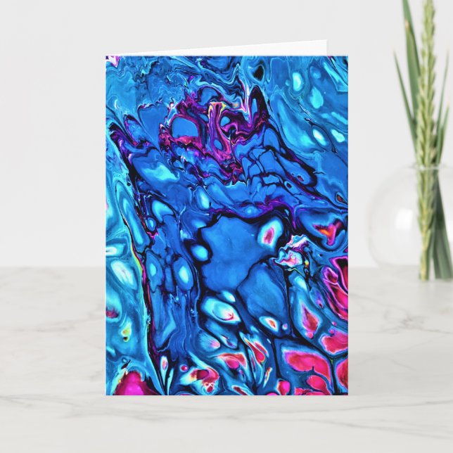 Abstrakte Farbstudie 171, Karte (Vorderseite)