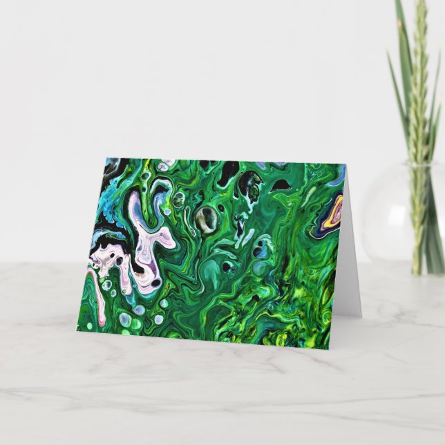 Abstrakte Farbstudie 175, Karte (Vorderseite)