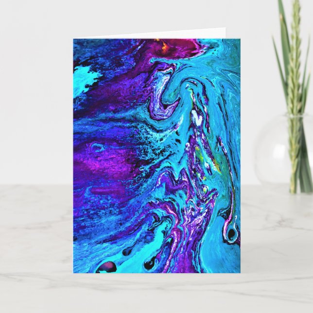 Abstrakte Farbstudie 17, Karte (Vorderseite)