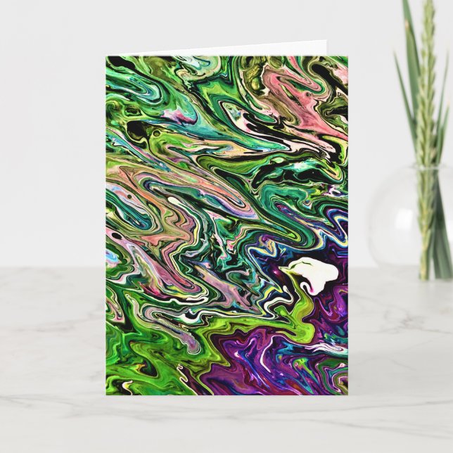 Abstrakte Farbstudie 184, Karte (Vorderseite)