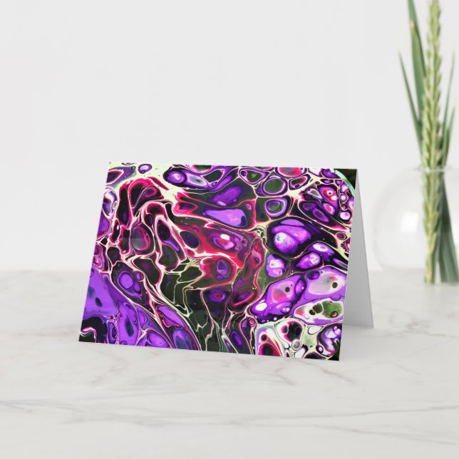 Abstrakte Farbstudie 188, Karte (Vorderseite)