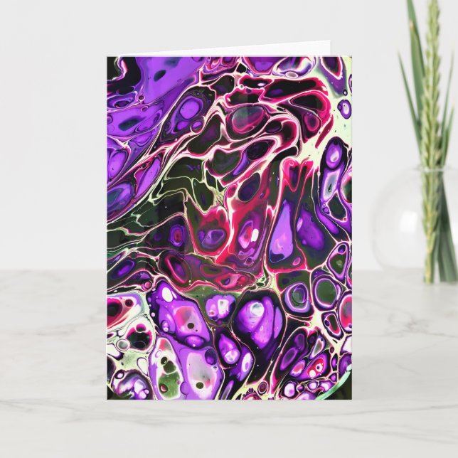 Abstrakte Farbstudie 188, Karte (Vorderseite)