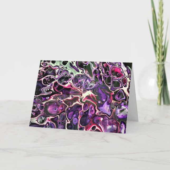 Abstrakte Farbstudie 189, Karte (Vorderseite)