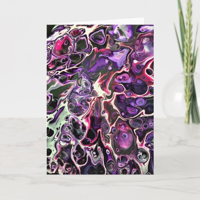 Abstrakte Farbstudie 189, Karte (Vorderseite)