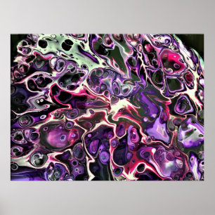 Abstrakte Farbstudie 189, Poster