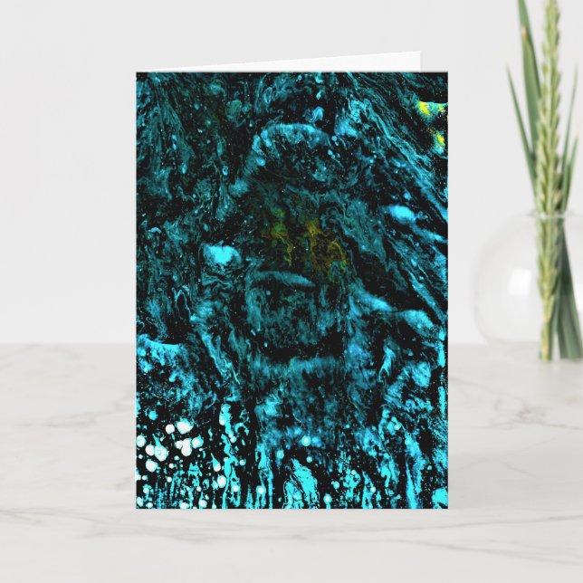 Abstrakte Farbstudie 18, Karte (Vorderseite)