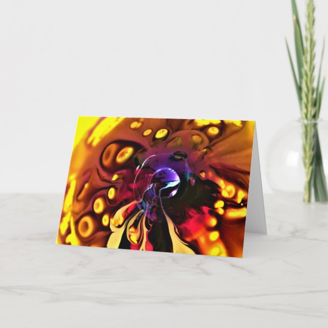 Abstrakte Farbstudie 193, Karte (Vorderseite)