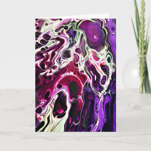 Abstrakte Farbstudie 194, Karte (Vorderseite)