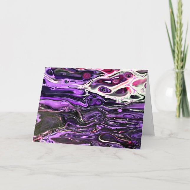 Abstrakte Farbstudie 195, Karte (Vorderseite)