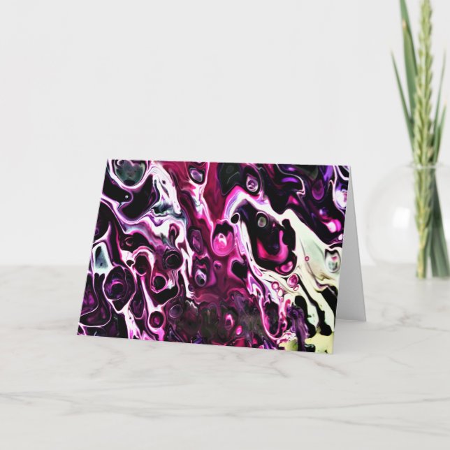 Abstrakte Farbstudie 198, Karte (Vorderseite)