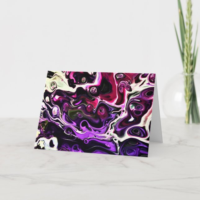 Abstrakte Farbstudie 199, Karte (Vorderseite)