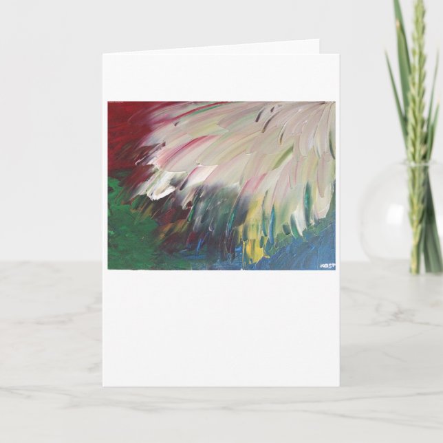 Abstrakte Farbstudie 1, Karte (Vorderseite)