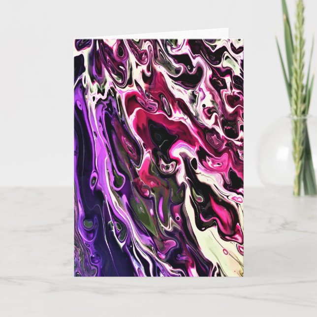 Abstrakte Farbstudie 200, Karte (Vorderseite)