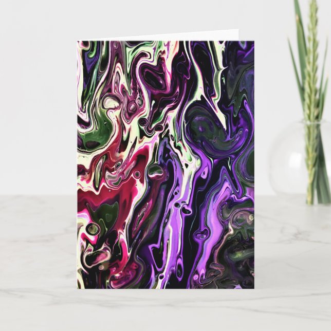 Abstrakte Farbstudie 203, Karte (Vorderseite)