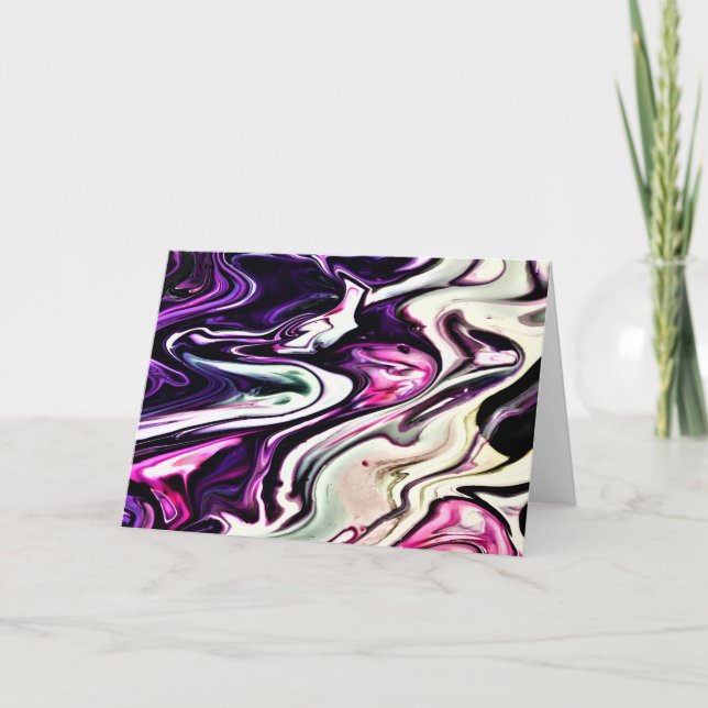 Abstrakte Farbstudie 206, Karte (Vorderseite)