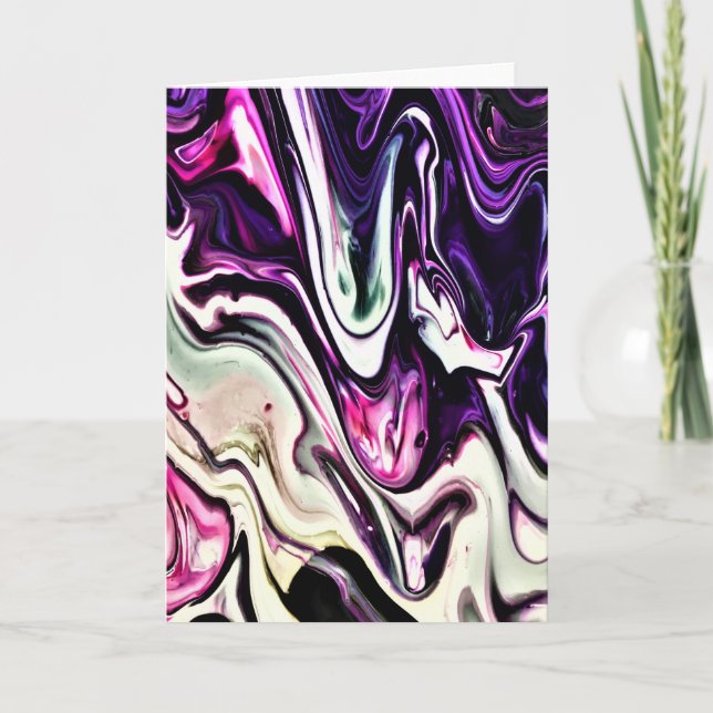 Abstrakte Farbstudie 206, Karte (Vorderseite)