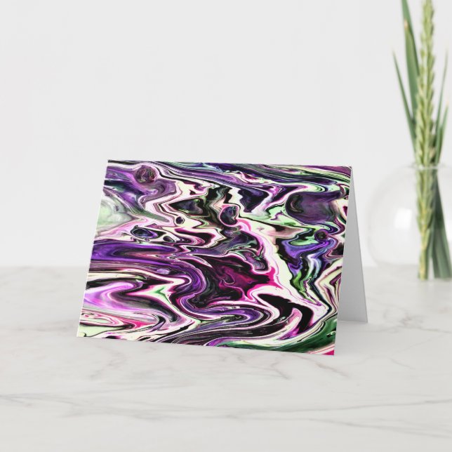 Abstrakte Farbstudie 207, Karte (Vorderseite)