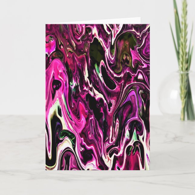 Abstrakte Farbstudie 208, Karte (Vorderseite)