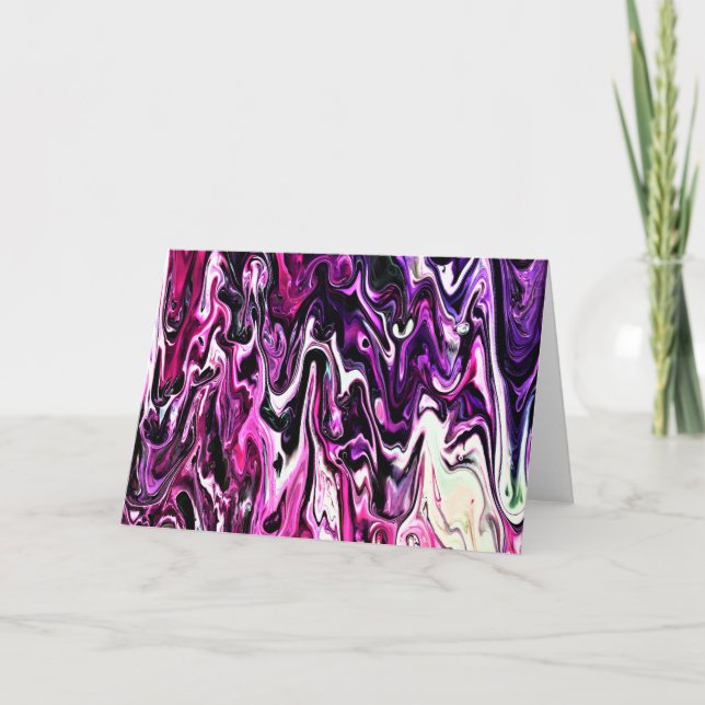 Abstrakte Farbstudie 209, Karte (Vorderseite)