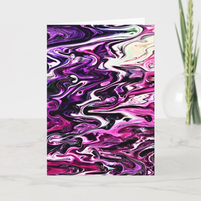 Abstrakte Farbstudie 209, Karte (Vorderseite)