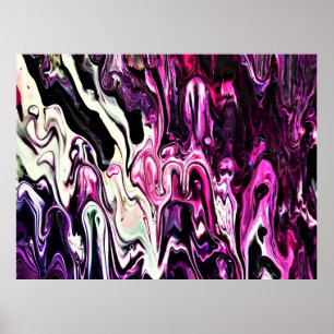 Abstrakte Farbstudie 210, Poster