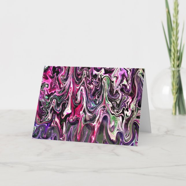 Abstrakte Farbstudie 212, Karte (Vorderseite)