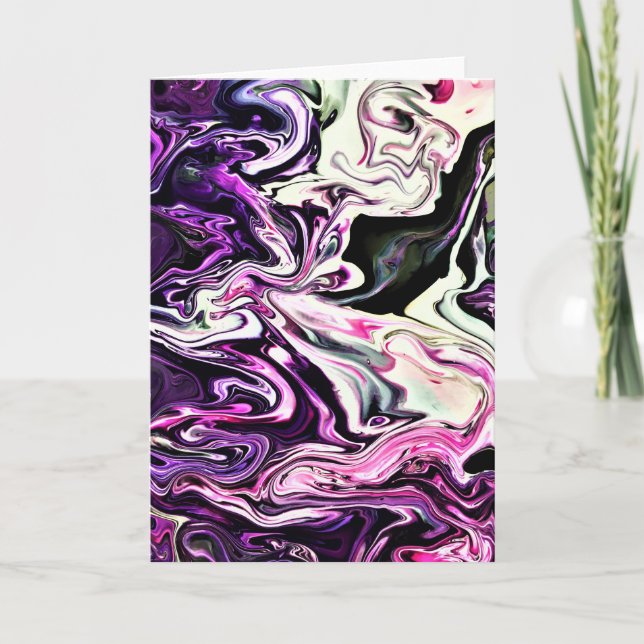 Abstrakte Farbstudie 215, Karte (Vorderseite)