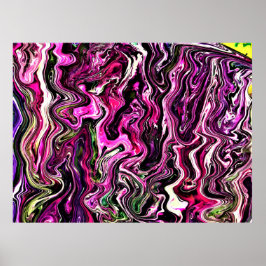 Abstrakte Farbstudie 216, Poster