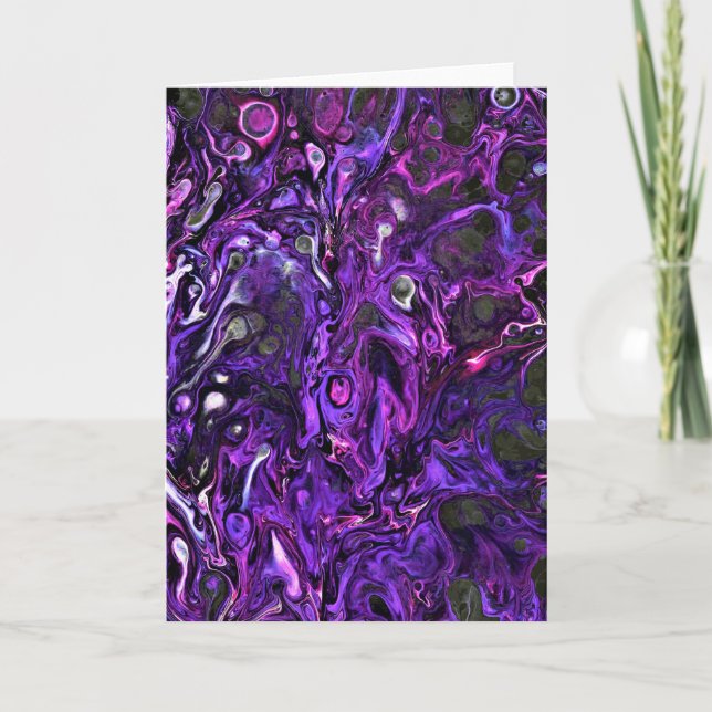 Abstrakte Farbstudie 217, Karte (Vorderseite)