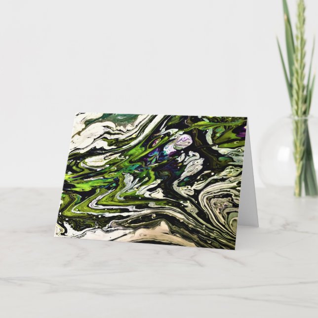 Abstrakte Farbstudie 21, Karte (Vorderseite)