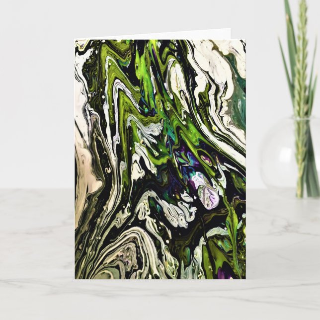 Abstrakte Farbstudie 21, Karte (Vorderseite)