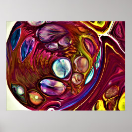 Abstrakte Farbstudie 224, Poster