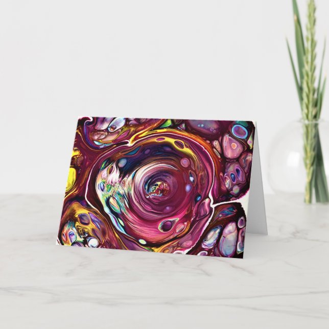 Abstrakte Farbstudie 228, Karte (Vorderseite)