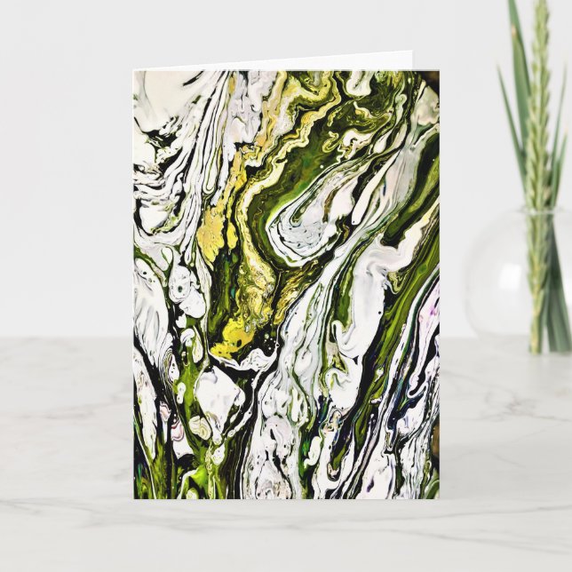 Abstrakte Farbstudie 22, Karte (Vorderseite)