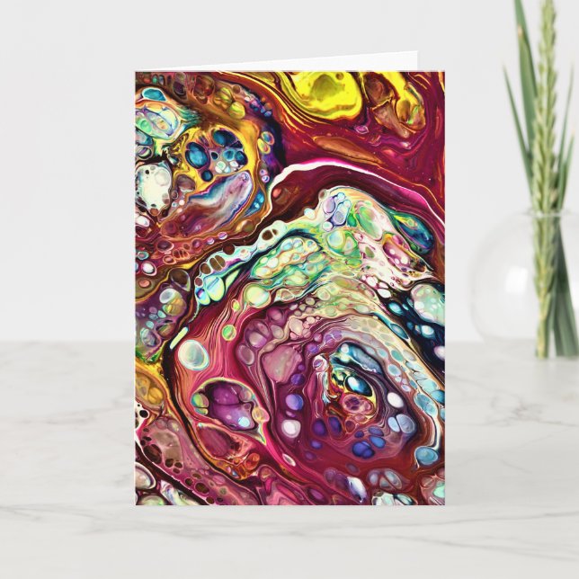 Abstrakte Farbstudie 230, Karte (Vorderseite)